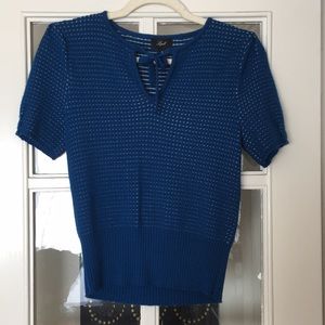 Lyell tie front sweater top